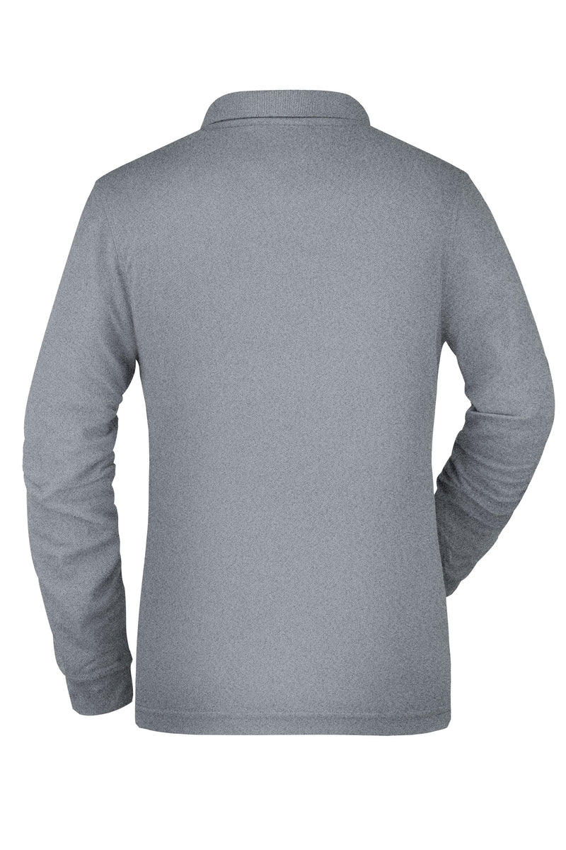 Laden Sie das Bild in Galerie -Viewer, Pflegeleichtes und strapazierfähiges Langarm Polo mit Brusttasche - JN865