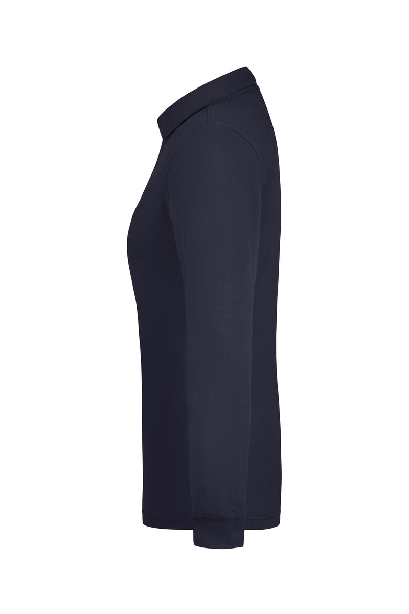 Laden Sie das Bild in Galerie -Viewer, Pflegeleichtes und strapazierfähiges Langarm Polo mit Brusttasche - JN865