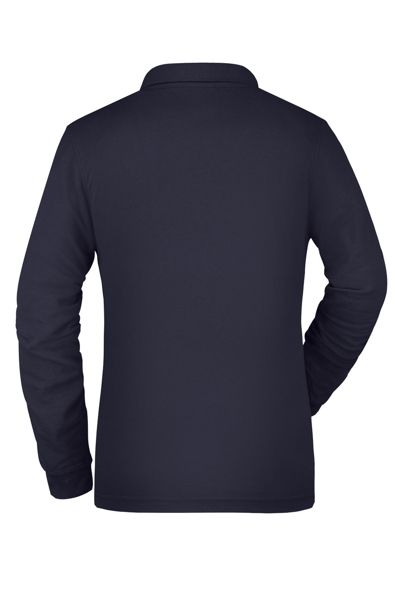 Laden Sie das Bild in Galerie -Viewer, Pflegeleichtes und strapazierfähiges Langarm Polo mit Brusttasche - JN865