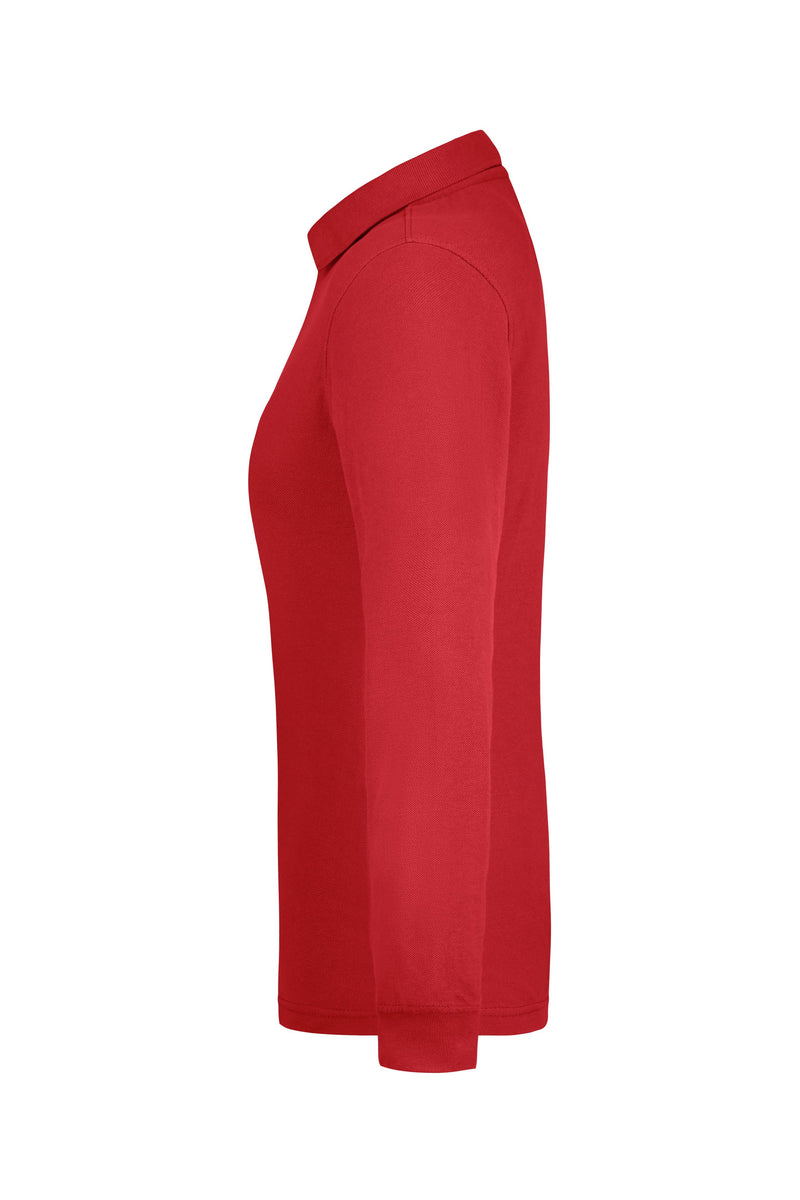 Laden Sie das Bild in Galerie -Viewer, Pflegeleichtes und strapazierfähiges Langarm Polo mit Brusttasche - JN865