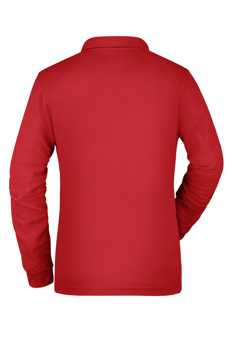 Laden Sie das Bild in Galerie -Viewer, Pflegeleichtes und strapazierfähiges Langarm Polo mit Brusttasche - JN865