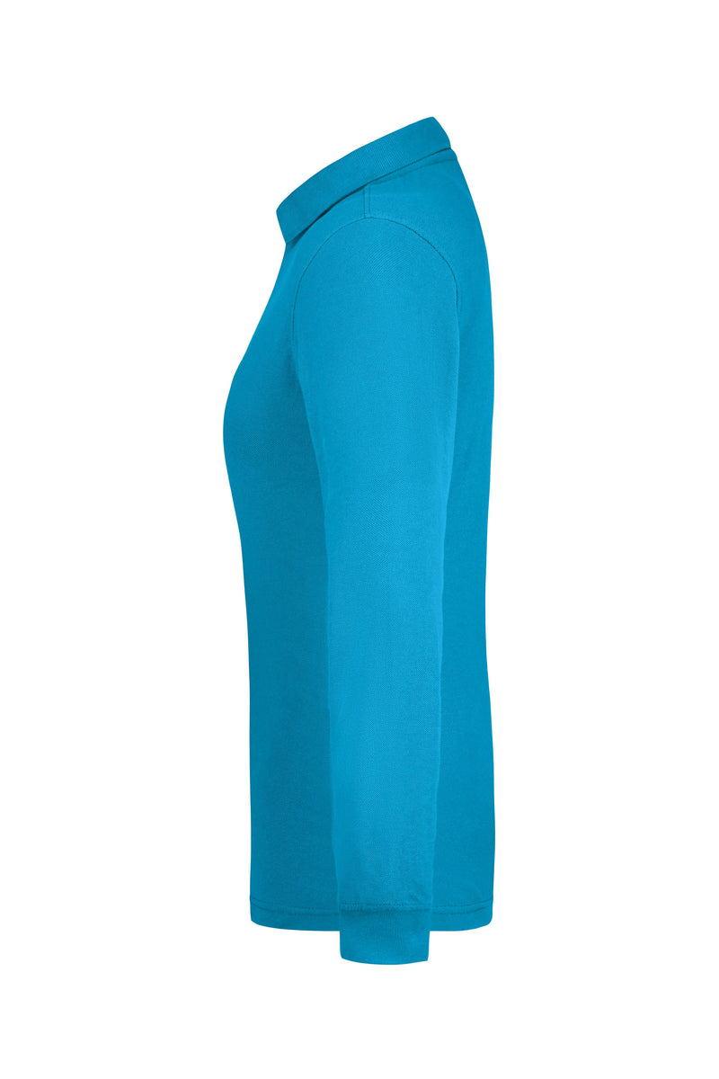 Laden Sie das Bild in Galerie -Viewer, Pflegeleichtes und strapazierfähiges Langarm Polo mit Brusttasche - JN865