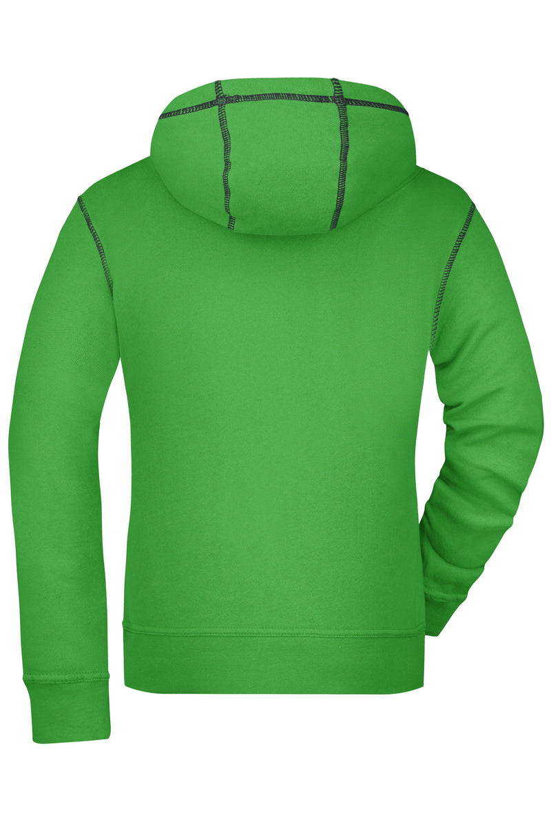 Laden Sie das Bild in Galerie -Viewer, Kapuzensweat mit modischen Kontrastnähten - Damen - JN960