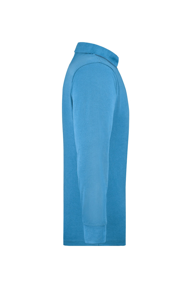 Laden Sie das Bild in Galerie -Viewer, Pflegeleichtes und strapazierfähiges Langarm Polo mit Brusttasche - JN866