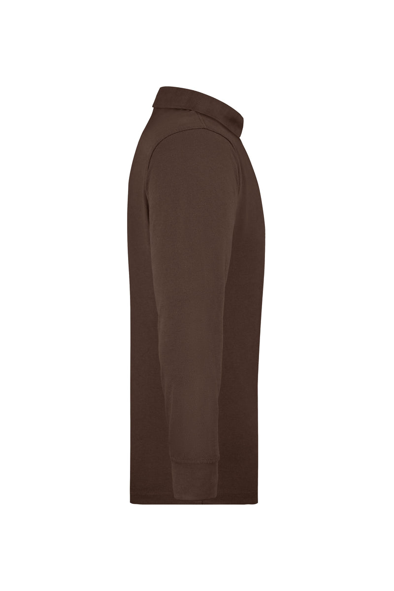 Laden Sie das Bild in Galerie -Viewer, Pflegeleichtes und strapazierfähiges Langarm Polo mit Brusttasche - JN866