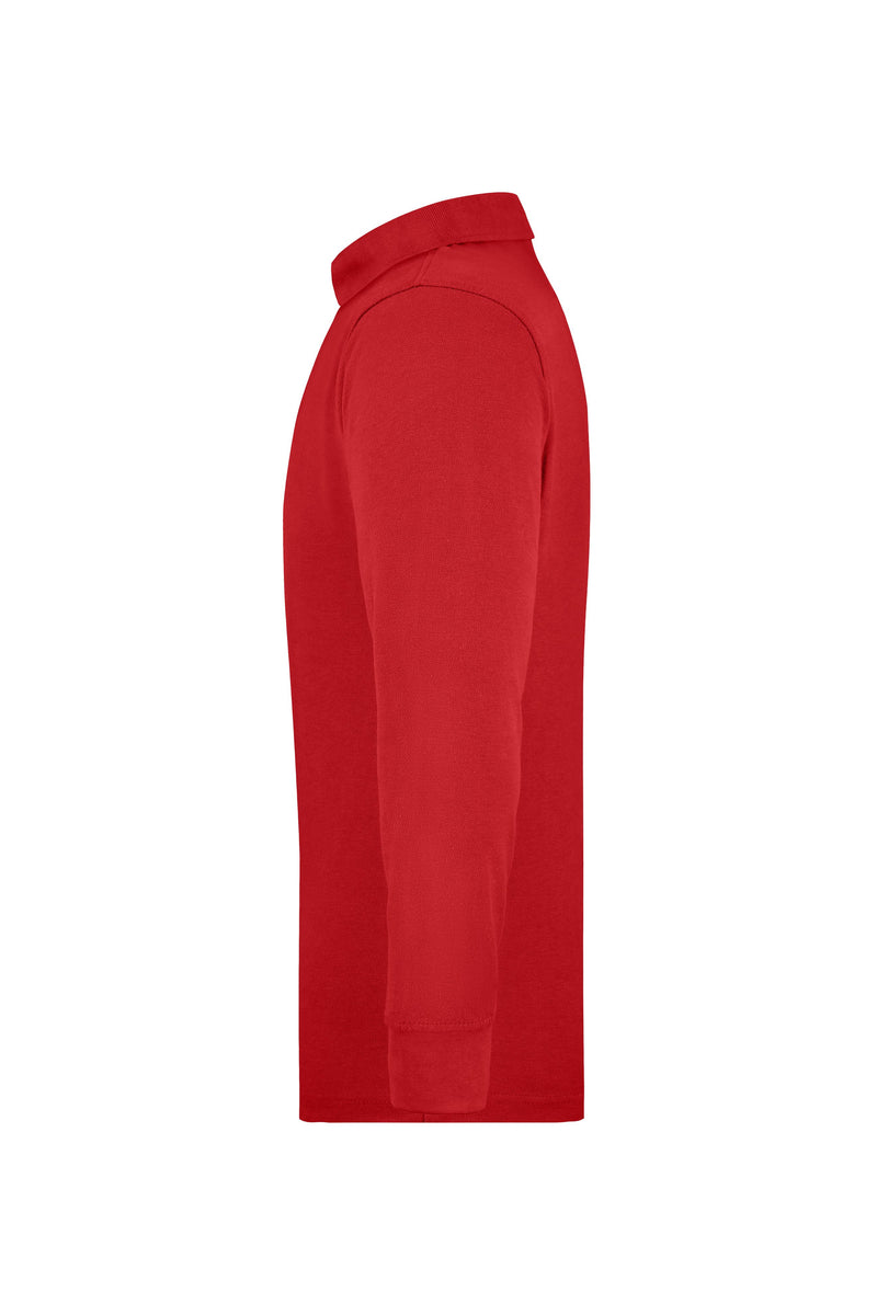 Laden Sie das Bild in Galerie -Viewer, Pflegeleichtes und strapazierfähiges Langarm Polo mit Brusttasche - JN866