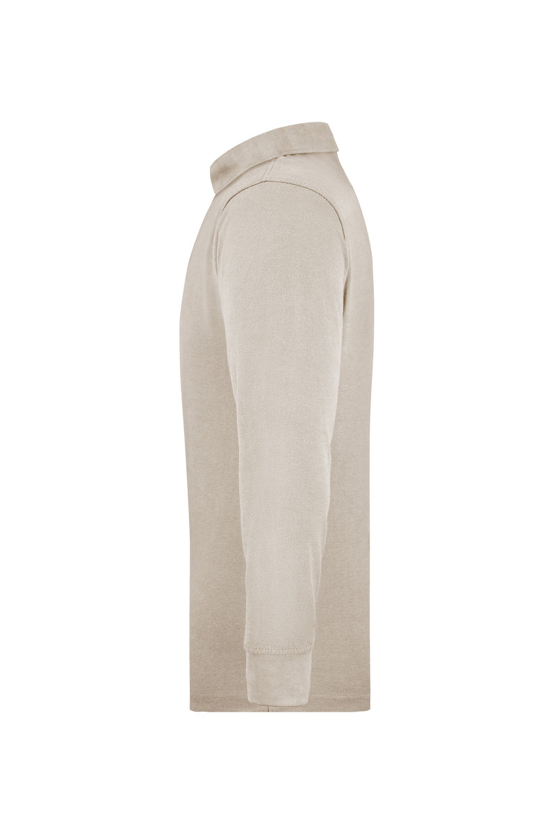 Laden Sie das Bild in Galerie -Viewer, Pflegeleichtes und strapazierfähiges Langarm Polo mit Brusttasche - JN866