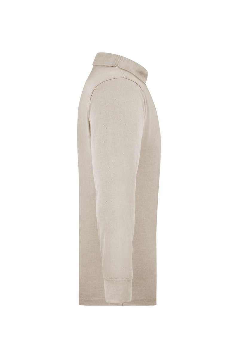 Laden Sie das Bild in Galerie -Viewer, Pflegeleichtes und strapazierfähiges Langarm Polo mit Brusttasche - JN866