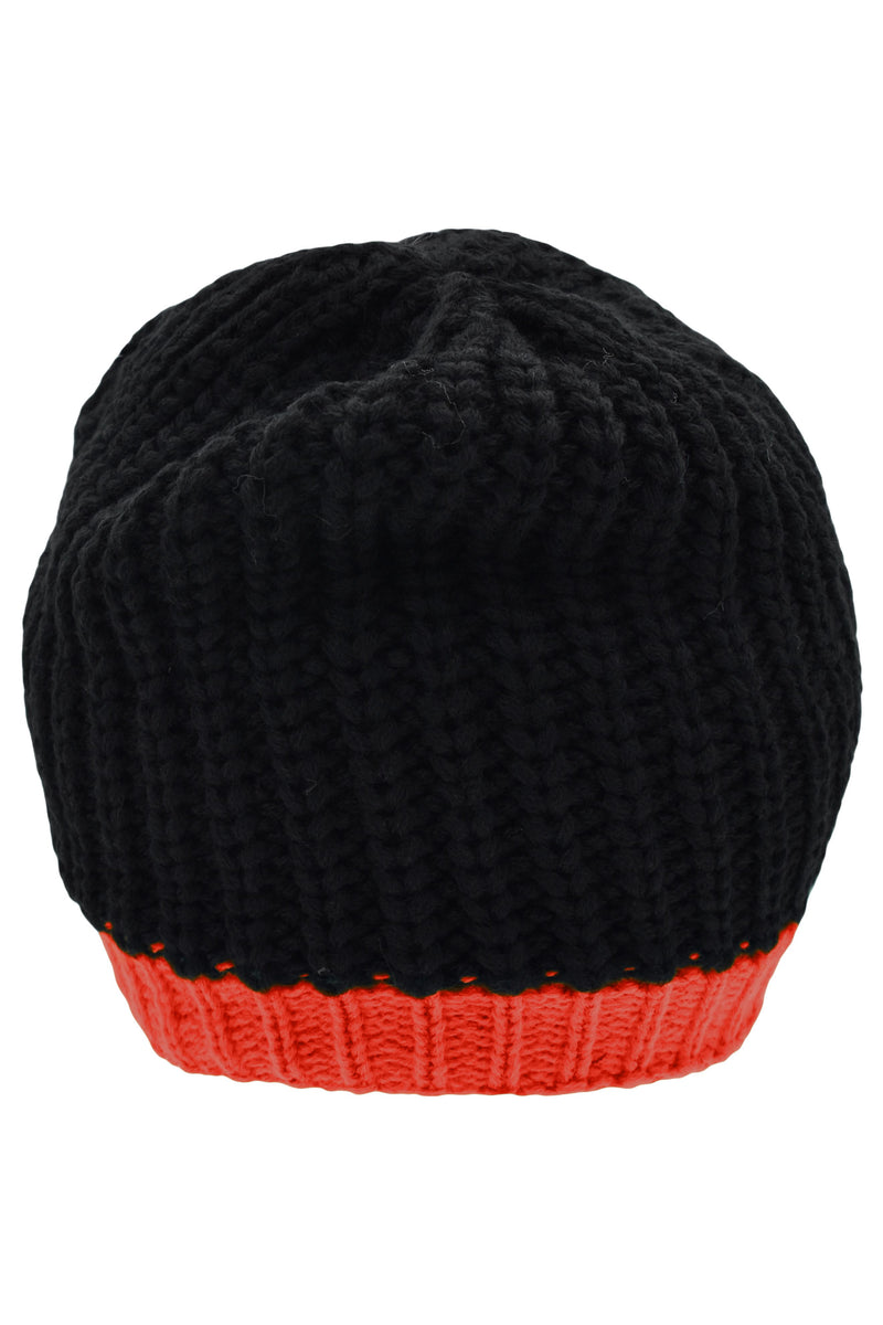 Laden Sie das Bild in Galerie -Viewer, Strickmütze mit Kontrastabschluss - MB7103