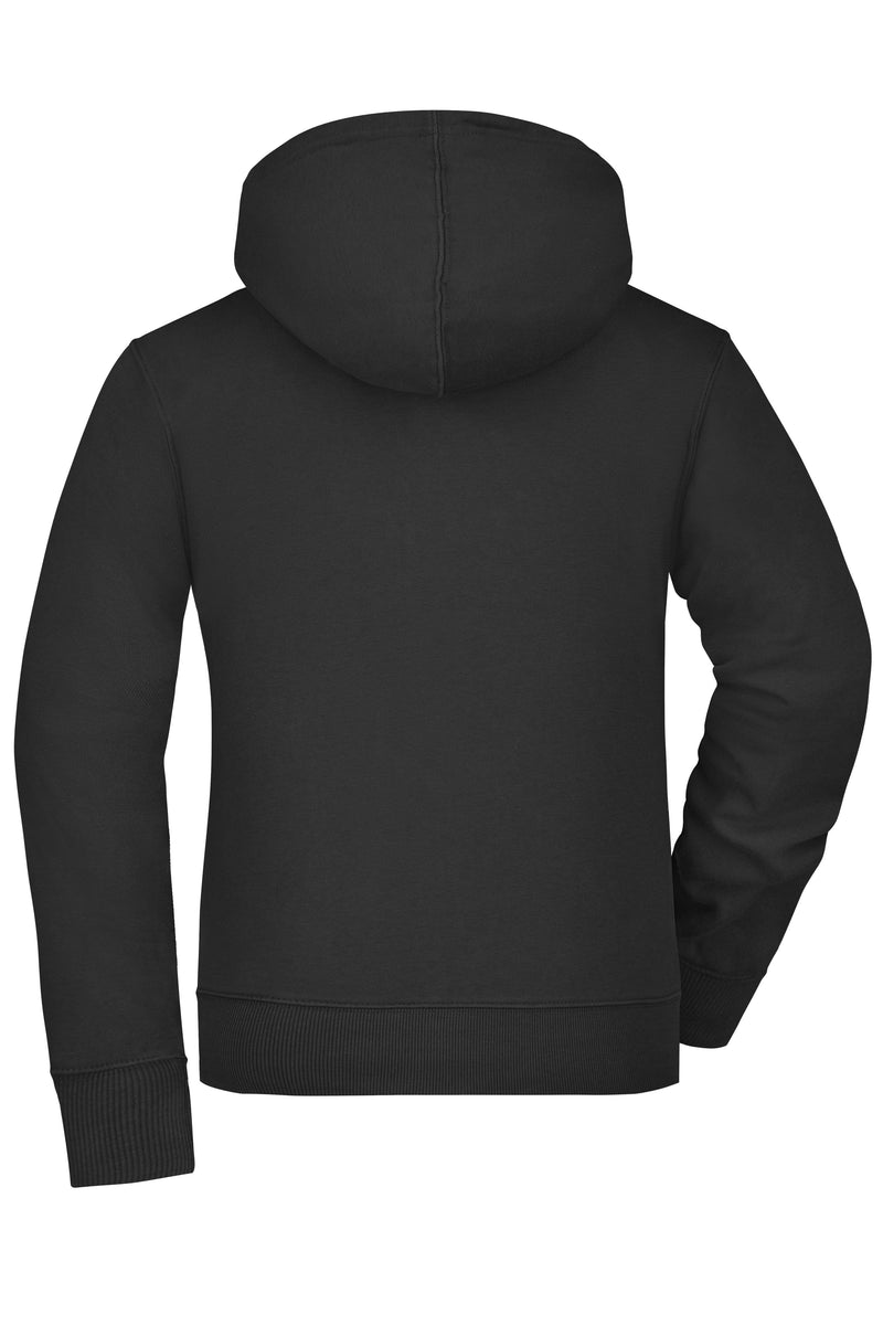 Laden Sie das Bild in Galerie -Viewer, Kapuzen-Jacke aus formbeständiger Sweat-Qualität - Damen - JN053