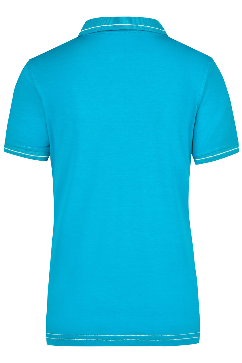 Laden Sie das Bild in Galerie -Viewer, Hochwertiges Poloshirt mit Kontraststreifen - Damen - JN568