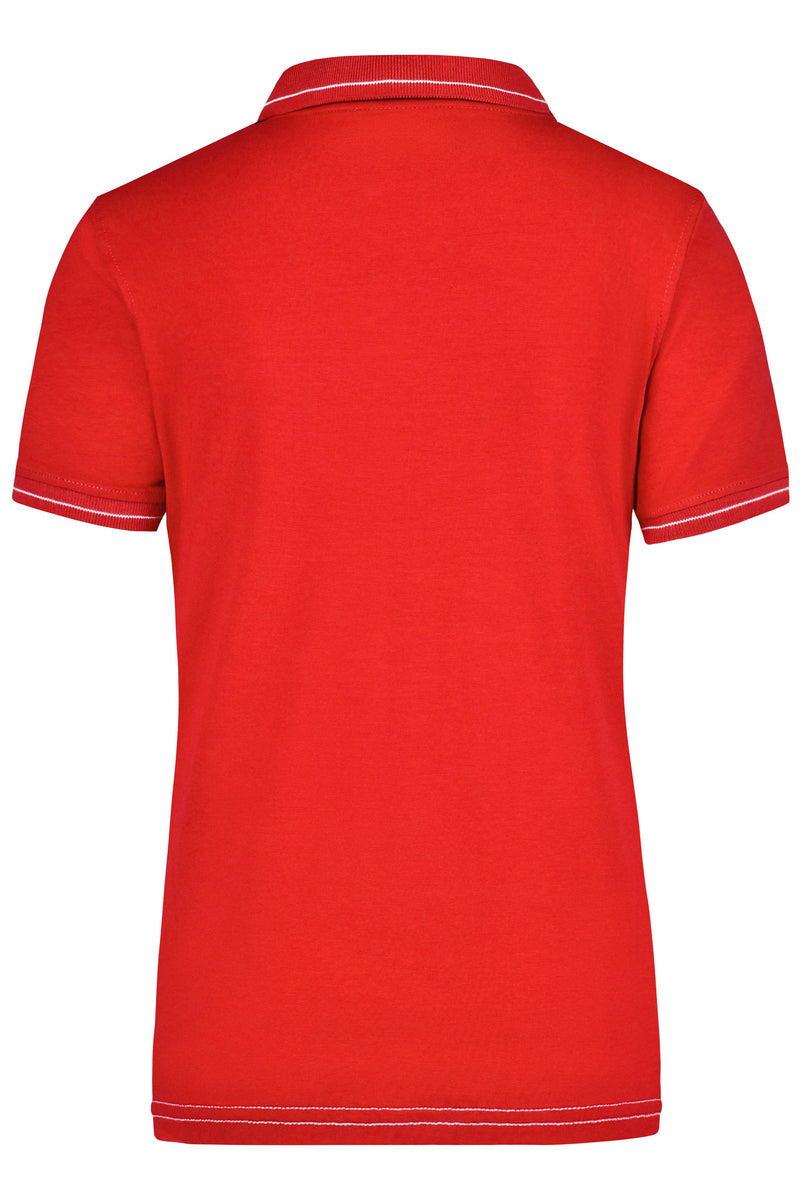 Laden Sie das Bild in Galerie -Viewer, Hochwertiges Poloshirt mit Kontraststreifen - Damen - JN568