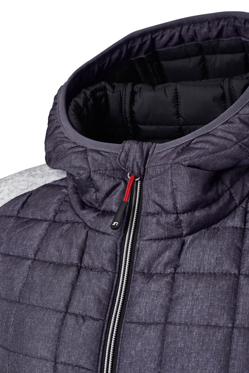 Laden Sie das Bild in Galerie -Viewer, Strickfleecejacke im stylischen Materialmix - JN771