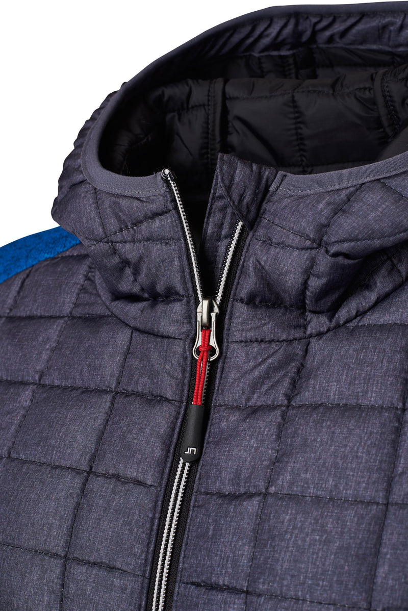 Laden Sie das Bild in Galerie -Viewer, Strickfleecejacke im stylischen Materialmix - JN771