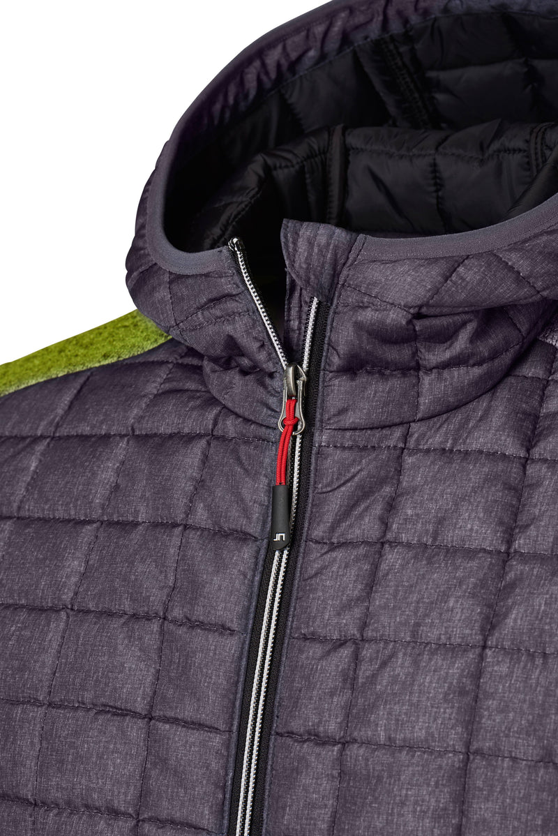 Laden Sie das Bild in Galerie -Viewer, Strickfleecejacke im stylischen Materialmix - JN772