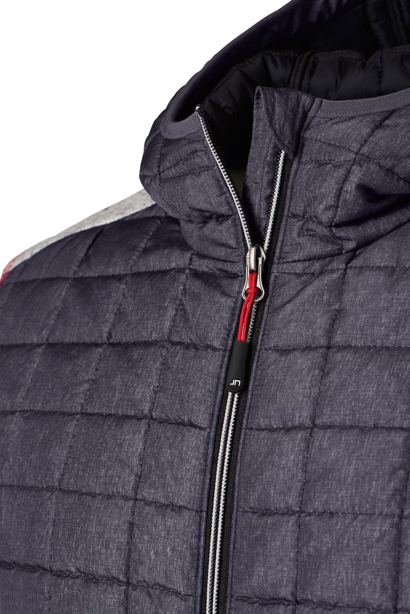 Laden Sie das Bild in Galerie -Viewer, Strickfleecejacke im stylischen Materialmix - JN772