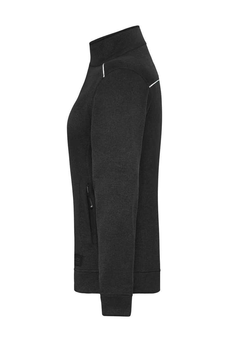 Laden Sie das Bild in Galerie -Viewer, Pflegeleichte Strickfleece-Jacke - JN897