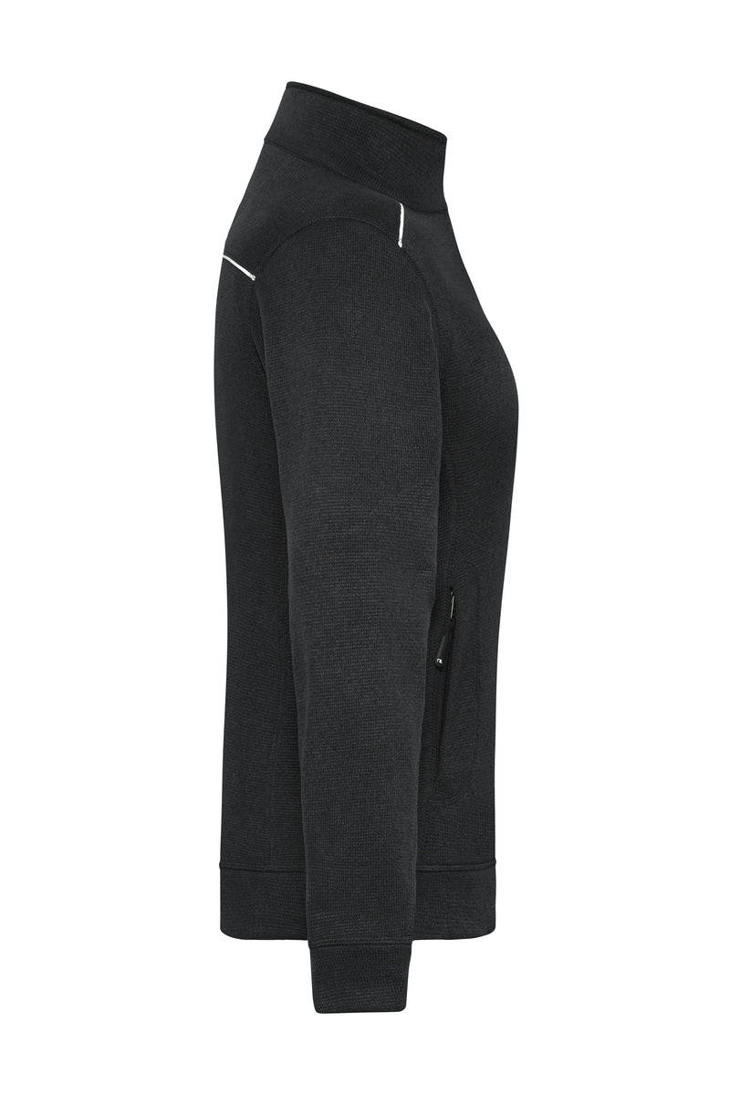 Laden Sie das Bild in Galerie -Viewer, Pflegeleichte Strickfleece-Jacke - JN897