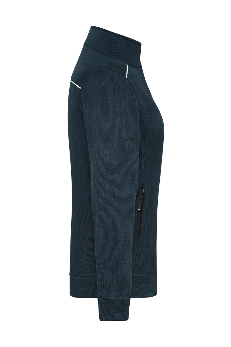 Laden Sie das Bild in Galerie -Viewer, Pflegeleichte Strickfleece-Jacke - JN897