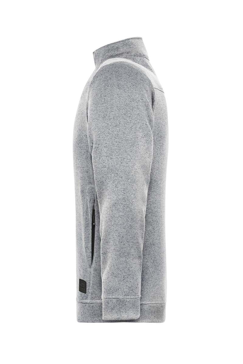 Laden Sie das Bild in Galerie -Viewer, Pflegeleichte Strickfleece-Jacke - JN898