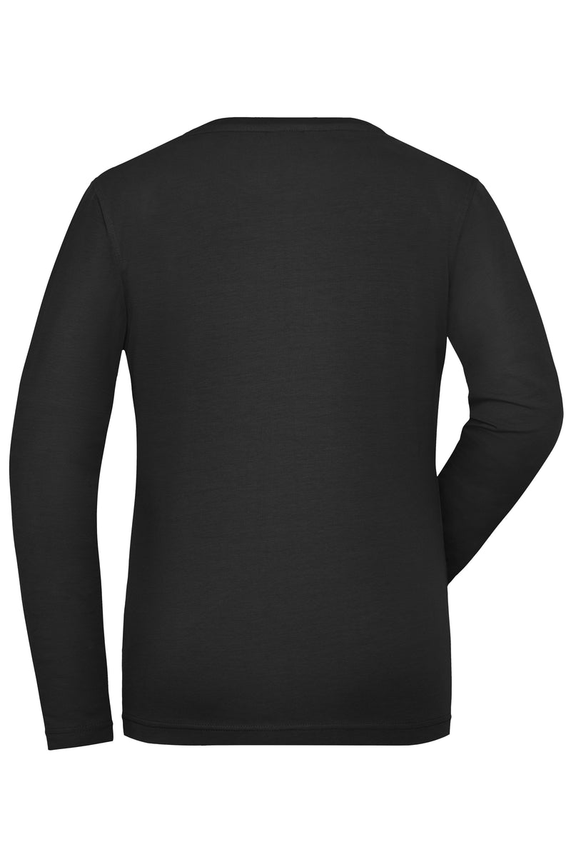 Laden Sie das Bild in Galerie -Viewer, Damen Langarm Shirt aus weichem Elastic-Single-Jersey - JN1803