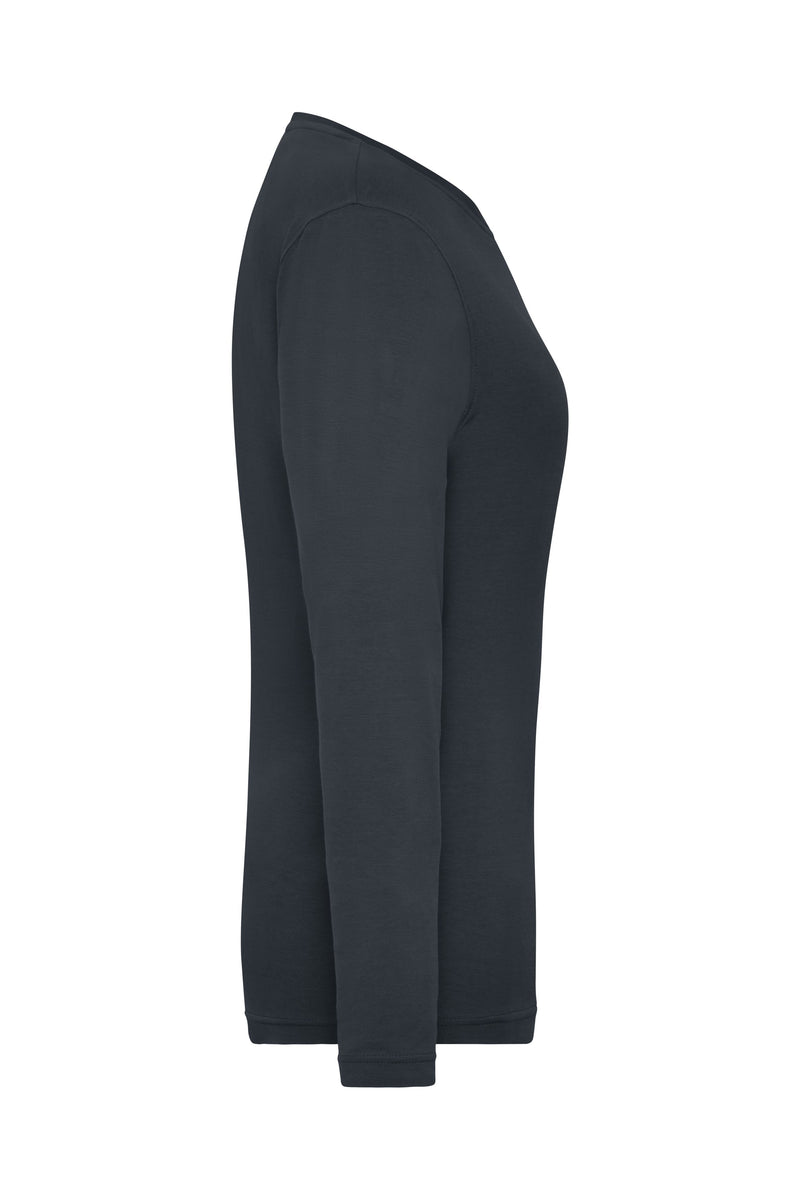 Laden Sie das Bild in Galerie -Viewer, Damen Langarm Shirt aus weichem Elastic-Single-Jersey - JN1803