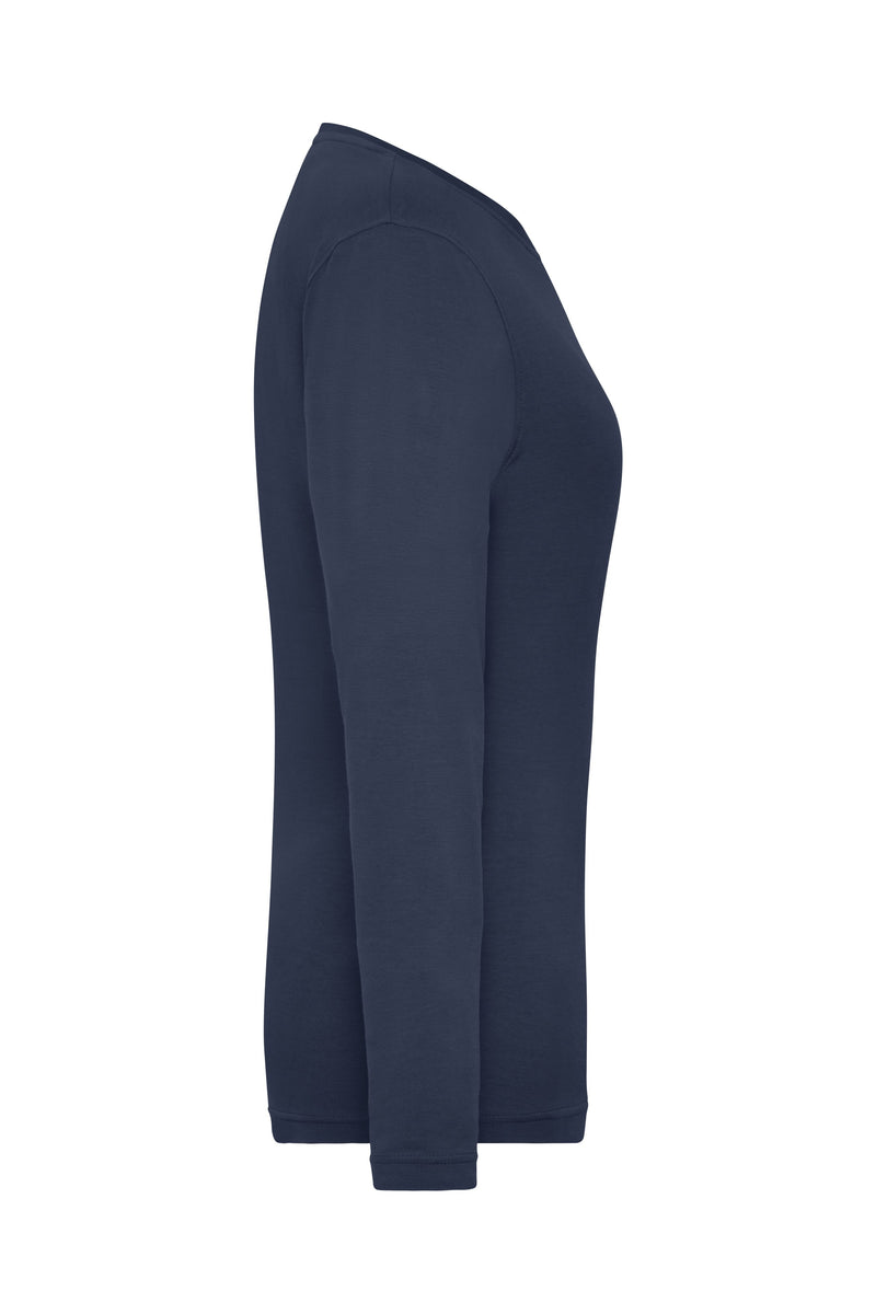 Laden Sie das Bild in Galerie -Viewer, Damen Langarm Shirt aus weichem Elastic-Single-Jersey - JN1803