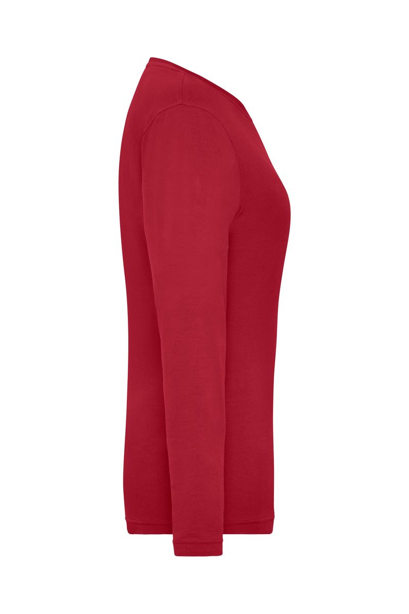 Laden Sie das Bild in Galerie -Viewer, Damen Langarm Shirt aus weichem Elastic-Single-Jersey - JN1803