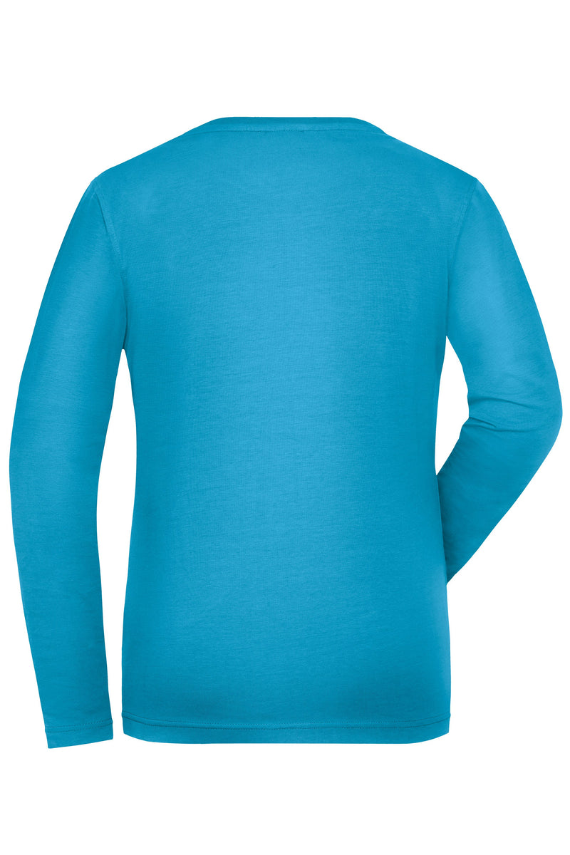 Laden Sie das Bild in Galerie -Viewer, Damen Langarm Shirt aus weichem Elastic-Single-Jersey - JN1803