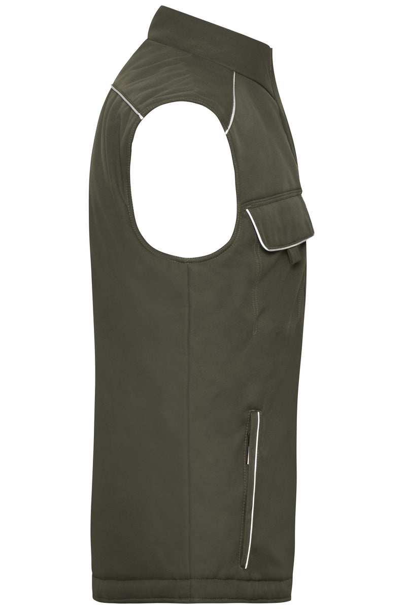 Laden Sie das Bild in Galerie -Viewer, Professionelle Softshellweste mit warmem Innenfutter und hochwertigen Details im cleanen Look - JN885