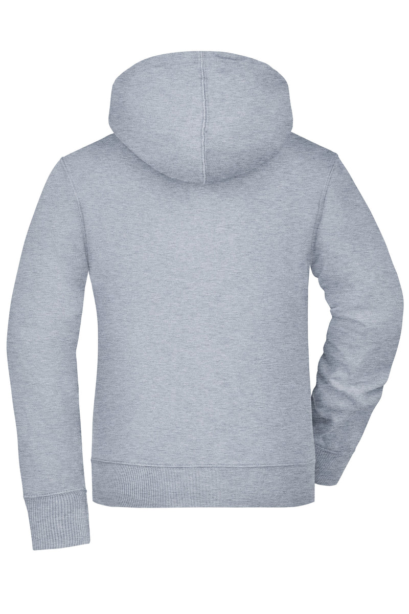 Laden Sie das Bild in Galerie -Viewer, Kapuzen-Jacke aus formbeständiger Sweat-Qualität - Damen - JN053