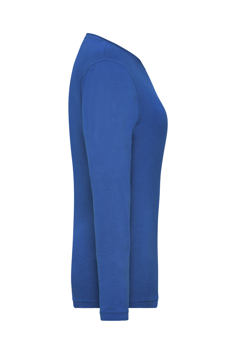 Laden Sie das Bild in Galerie -Viewer, Damen Langarm Shirt aus weichem Elastic-Single-Jersey - JN1803