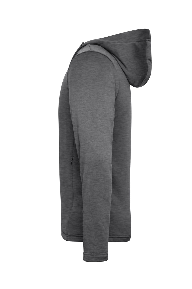 Laden Sie das Bild in Galerie -Viewer, Modische Kapuzenjacke aus 100% recyceltem Polyester für Sport und Freizeit - JN532