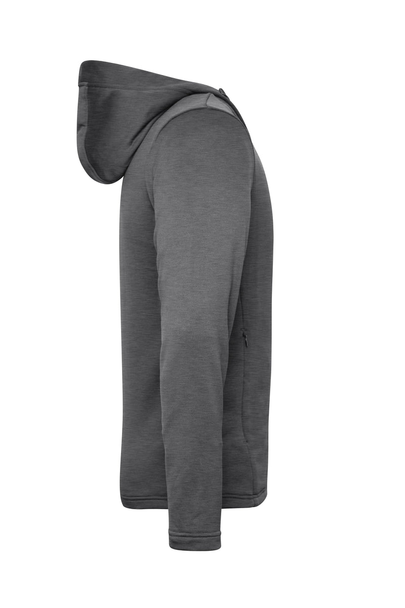 Laden Sie das Bild in Galerie -Viewer, Modische Kapuzenjacke aus 100% recyceltem Polyester für Sport und Freizeit - JN532