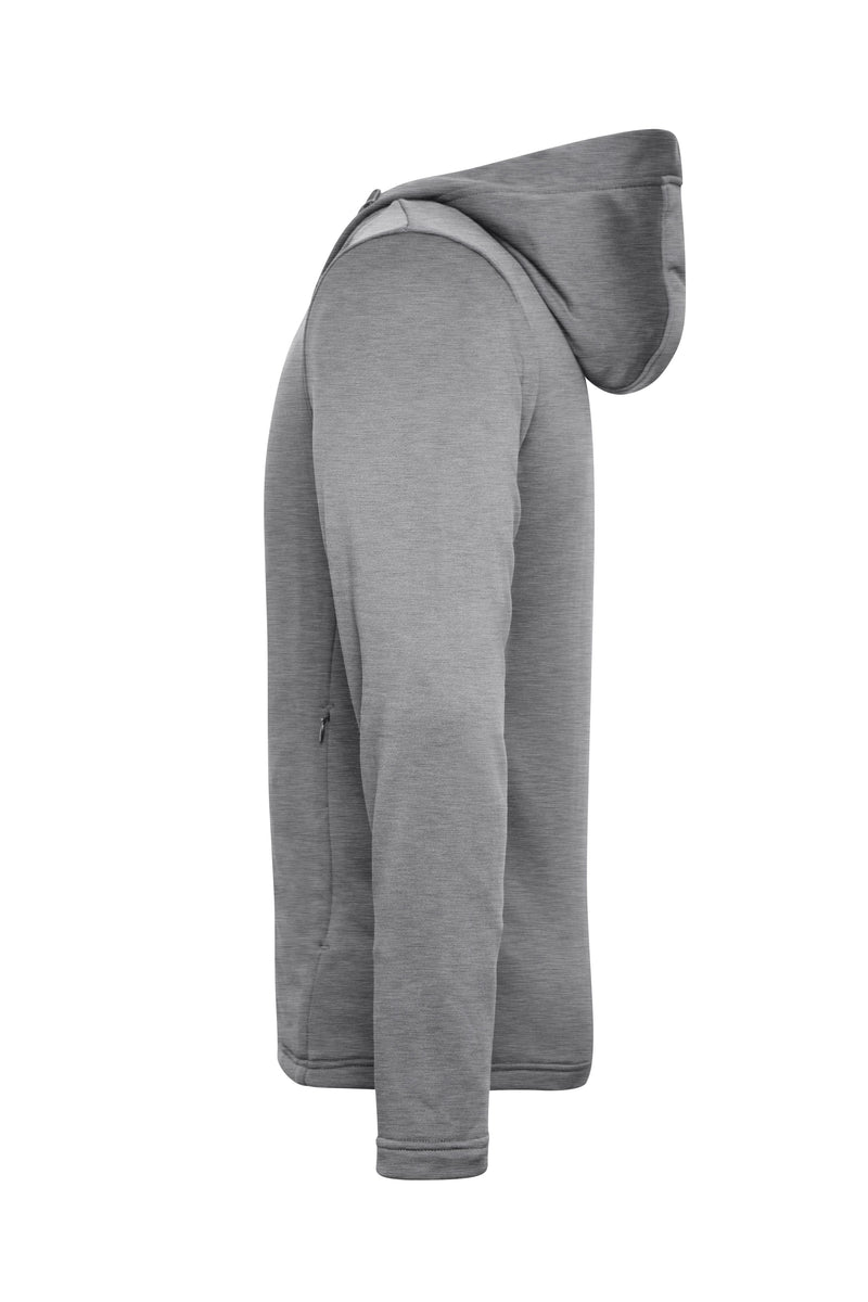 Laden Sie das Bild in Galerie -Viewer, Modische Kapuzenjacke aus 100% recyceltem Polyester für Sport und Freizeit - JN532