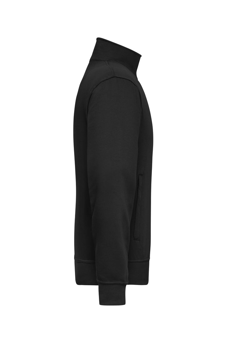 Laden Sie das Bild in Galerie -Viewer, Sweat-Jacke mit Stehkragen und Reißverschluss - JN836