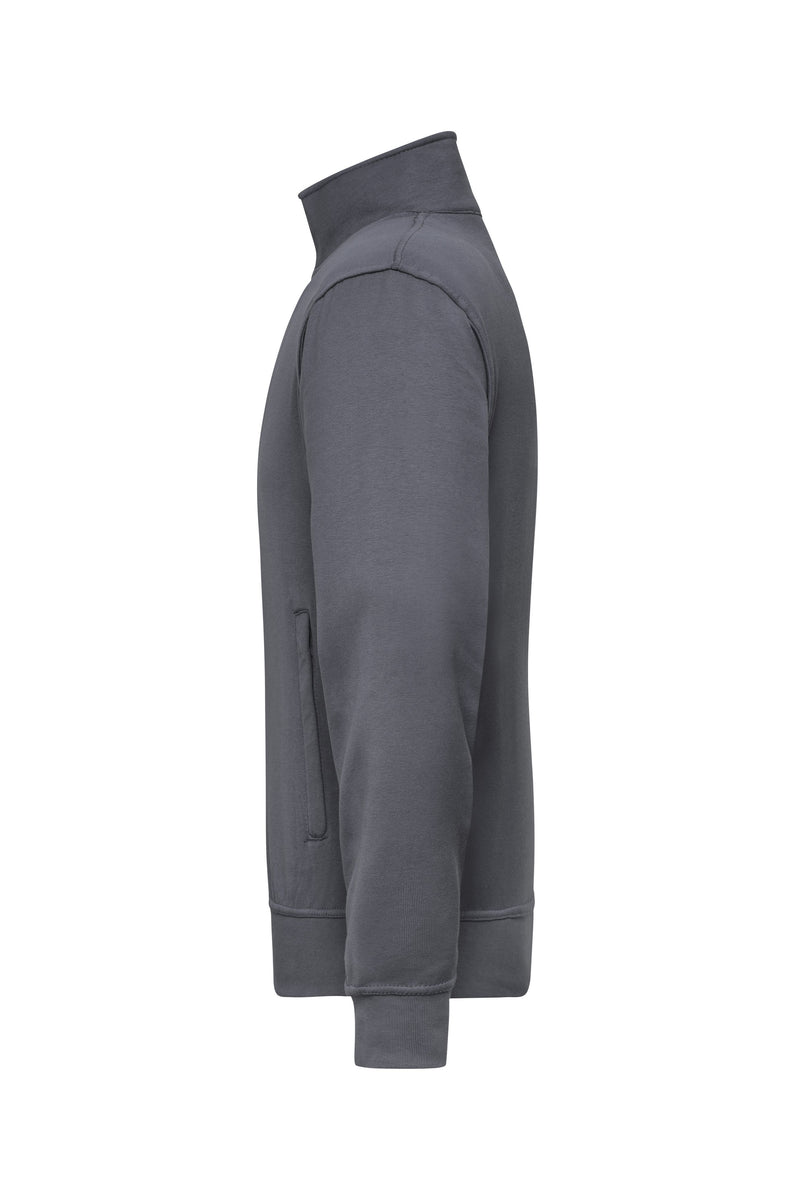 Laden Sie das Bild in Galerie -Viewer, Sweat-Jacke mit Stehkragen und Reißverschluss - JN836