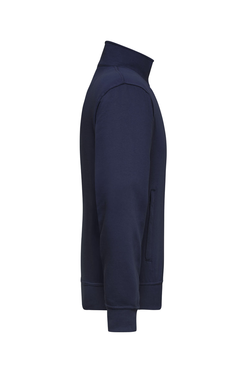 Laden Sie das Bild in Galerie -Viewer, Sweat-Jacke mit Stehkragen und Reißverschluss - JN836