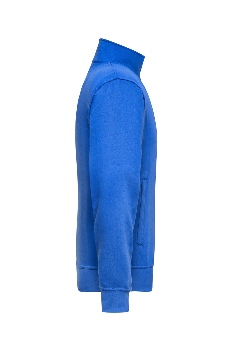 Laden Sie das Bild in Galerie -Viewer, Sweat-Jacke mit Stehkragen und Reißverschluss - JN836