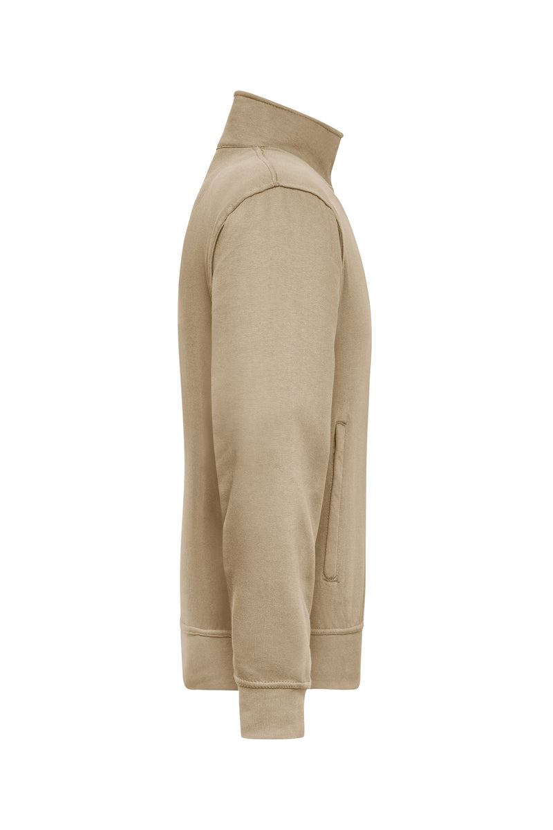 Laden Sie das Bild in Galerie -Viewer, Sweat-Jacke mit Stehkragen und Reißverschluss - JN836