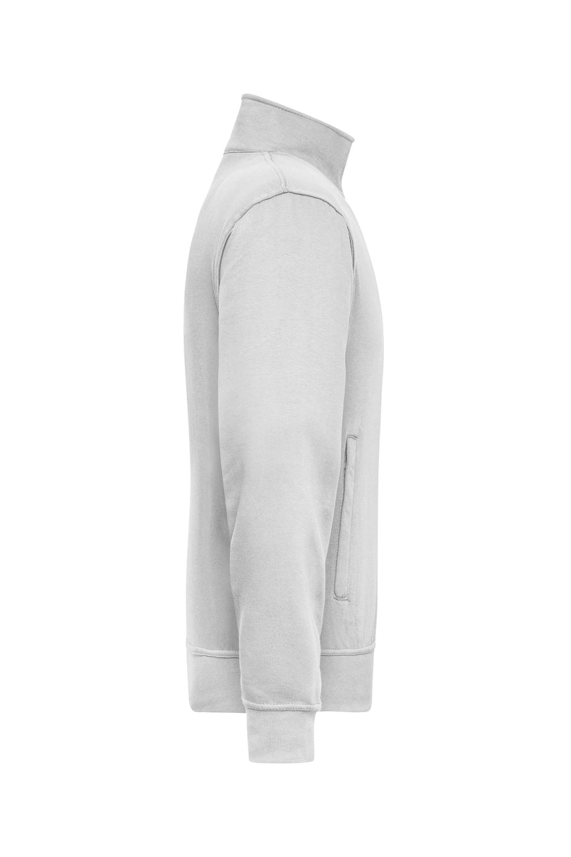 Laden Sie das Bild in Galerie -Viewer, Sweat-Jacke mit Stehkragen und Reißverschluss - JN836