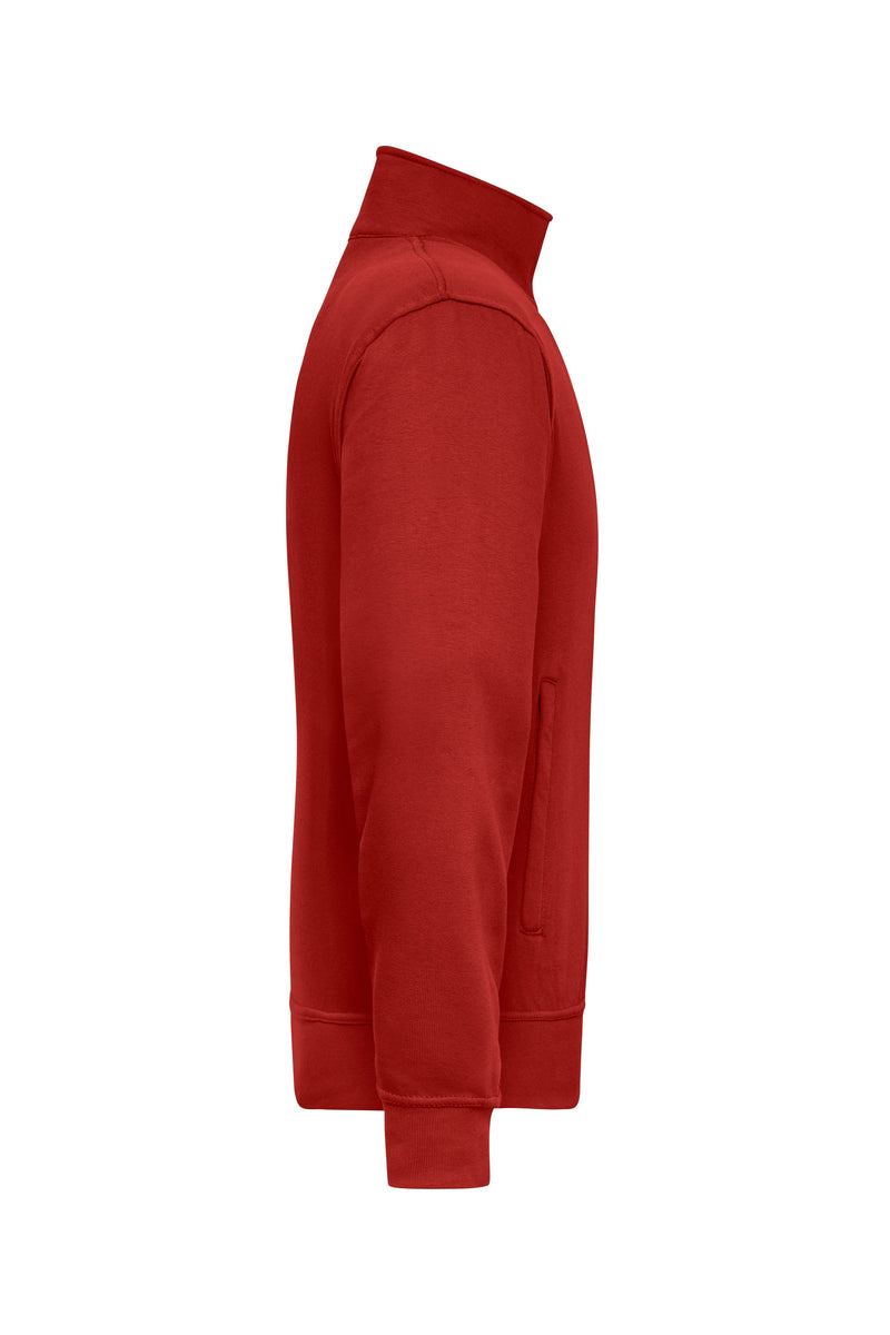 Laden Sie das Bild in Galerie -Viewer, Sweat-Jacke mit Stehkragen und Reißverschluss - JN836