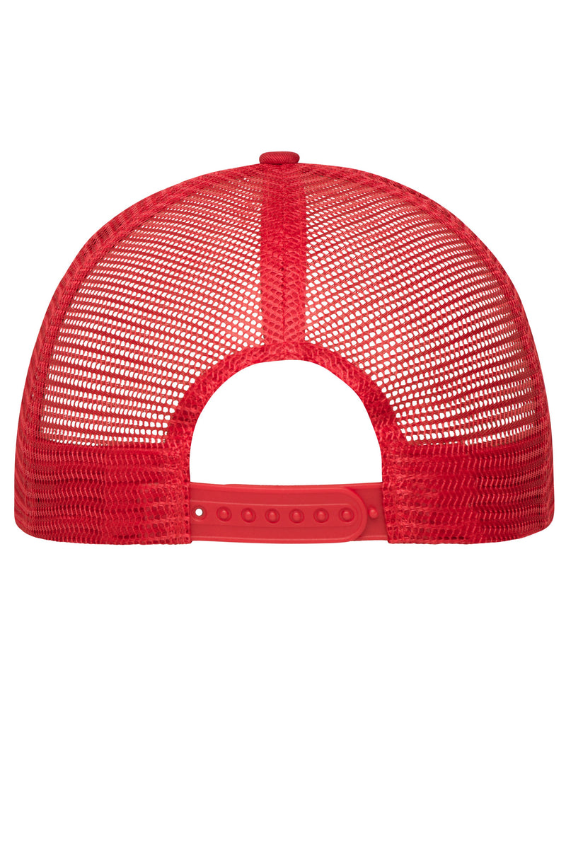 Laden Sie das Bild in Galerie -Viewer, Trendiges 6 Panel Mesh Cap mit flachem Schild aus Polycotton - MB6240