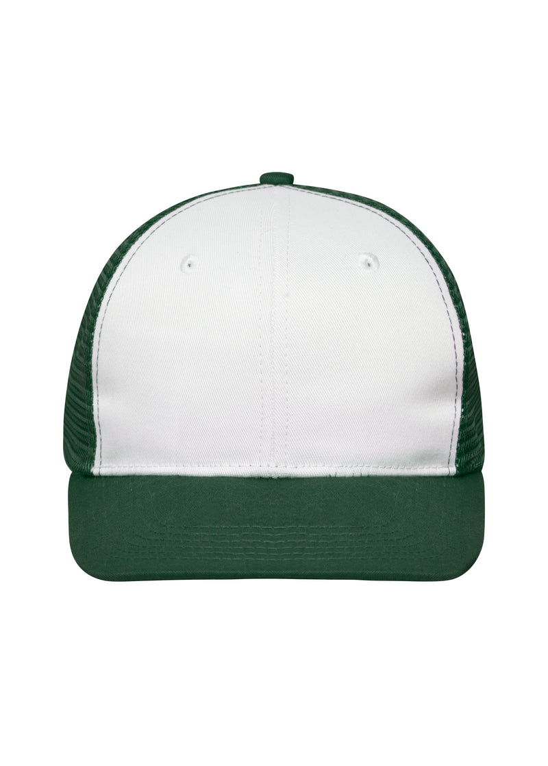 Laden Sie das Bild in Galerie -Viewer, Trendiges 6 Panel Mesh Cap mit flachem Schild aus Polycotton - MB6240