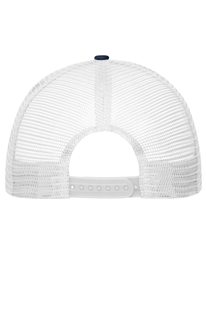 Laden Sie das Bild in Galerie -Viewer, Trendiges 6 Panel Mesh Cap mit flachem Schild aus Polycotton - MB6240