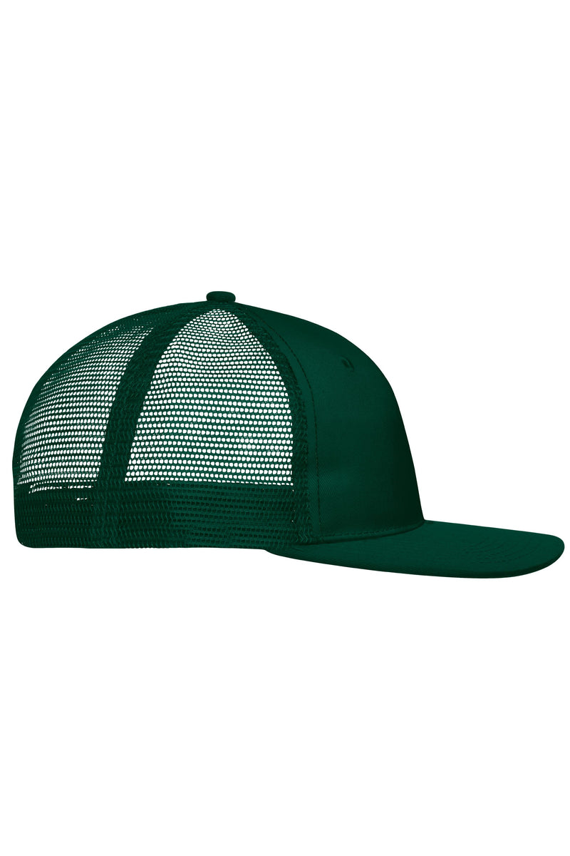 Laden Sie das Bild in Galerie -Viewer, Trendiges 6 Panel Mesh Cap mit flachem Schild aus Polycotton - MB6240