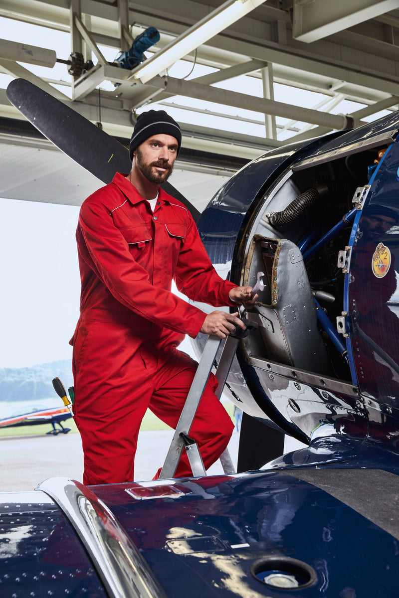 Laden Sie das Bild in Galerie -Viewer, Professioneller Arbeitsoverall im cleanen Look mit hochwertigen Details - JN887