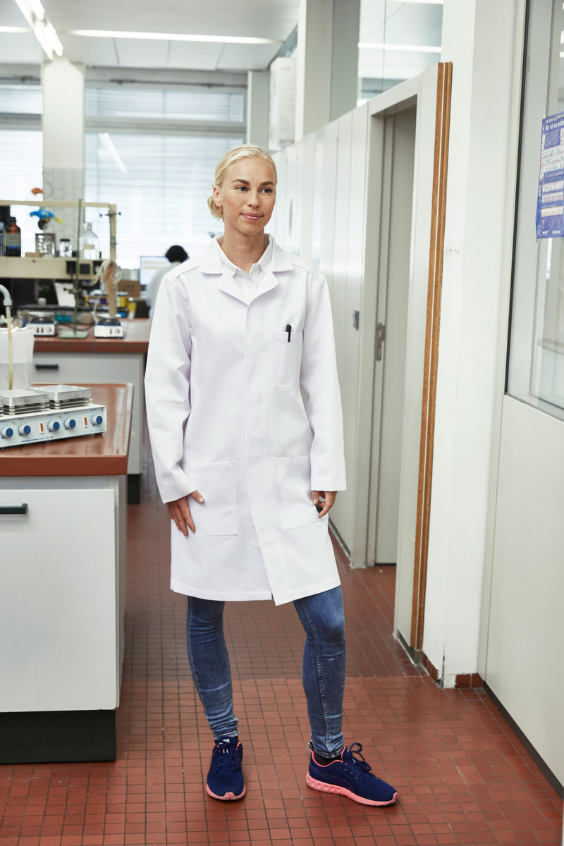 Laden Sie das Bild in Galerie -Viewer, Professioneller Arbeitsmantel im cleanen Look - JN888