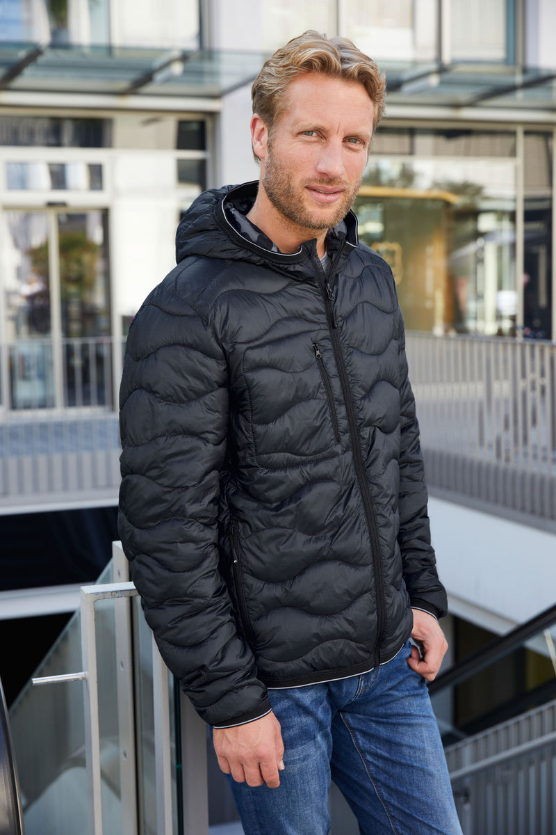 Laden Sie das Bild in Galerie -Viewer, Gesteppte Jacke mit DuPont™ Sorona® Wattierung (nachwachsender, pflanzlicher Rohstoff) - Herren - JN1156