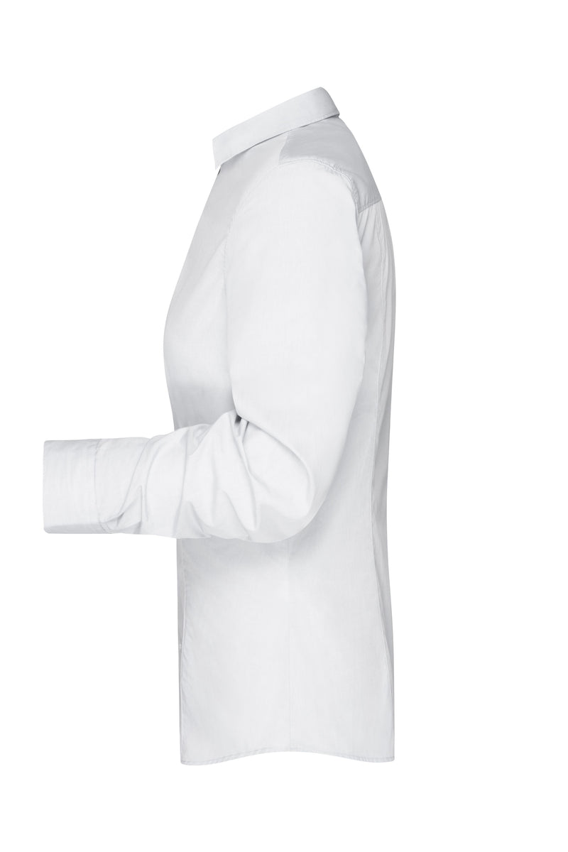 Laden Sie das Bild in Galerie -Viewer, Modisches Shirt mit Karo-Einsätzen an Kragen und Manschette - JN618